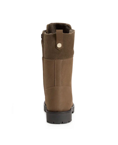 Shearling Anglesey Combat Boot - Fog Nubuck