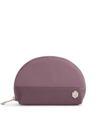 Chiltern Coin Purse - Heather Suede