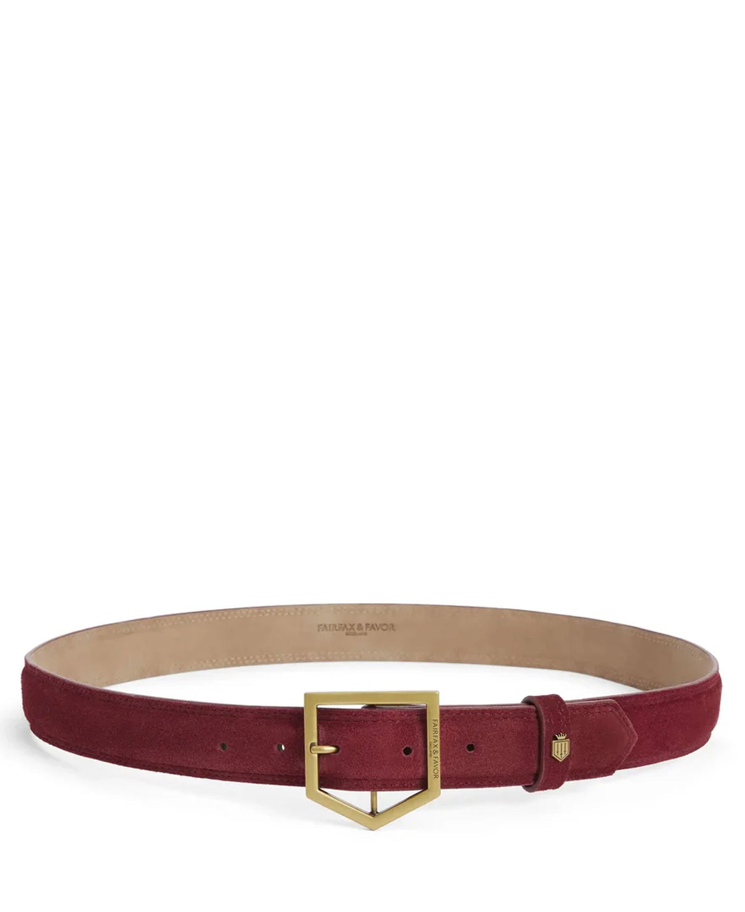 Felbrigg Belt - Ruby Suede