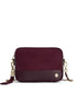 Finsbury Cross Body Bag - Elderberry Suede