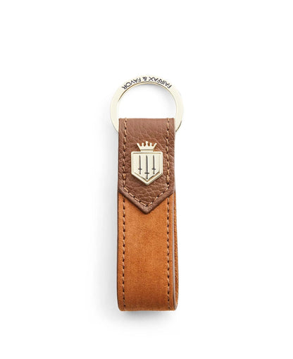 Key Ring - Tan Suede