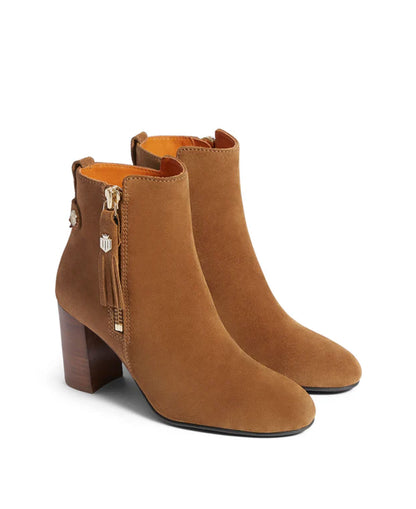 Oakham Heeled Ankle Boot - Tan