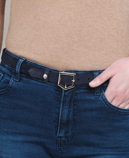 Sennowe Belt - Navy Suede