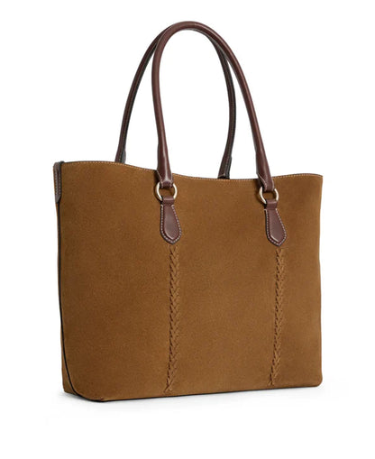 Seville Tote Tan - Tan Suede