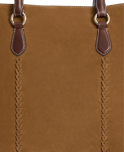 Seville Tote Tan - Tan Suede