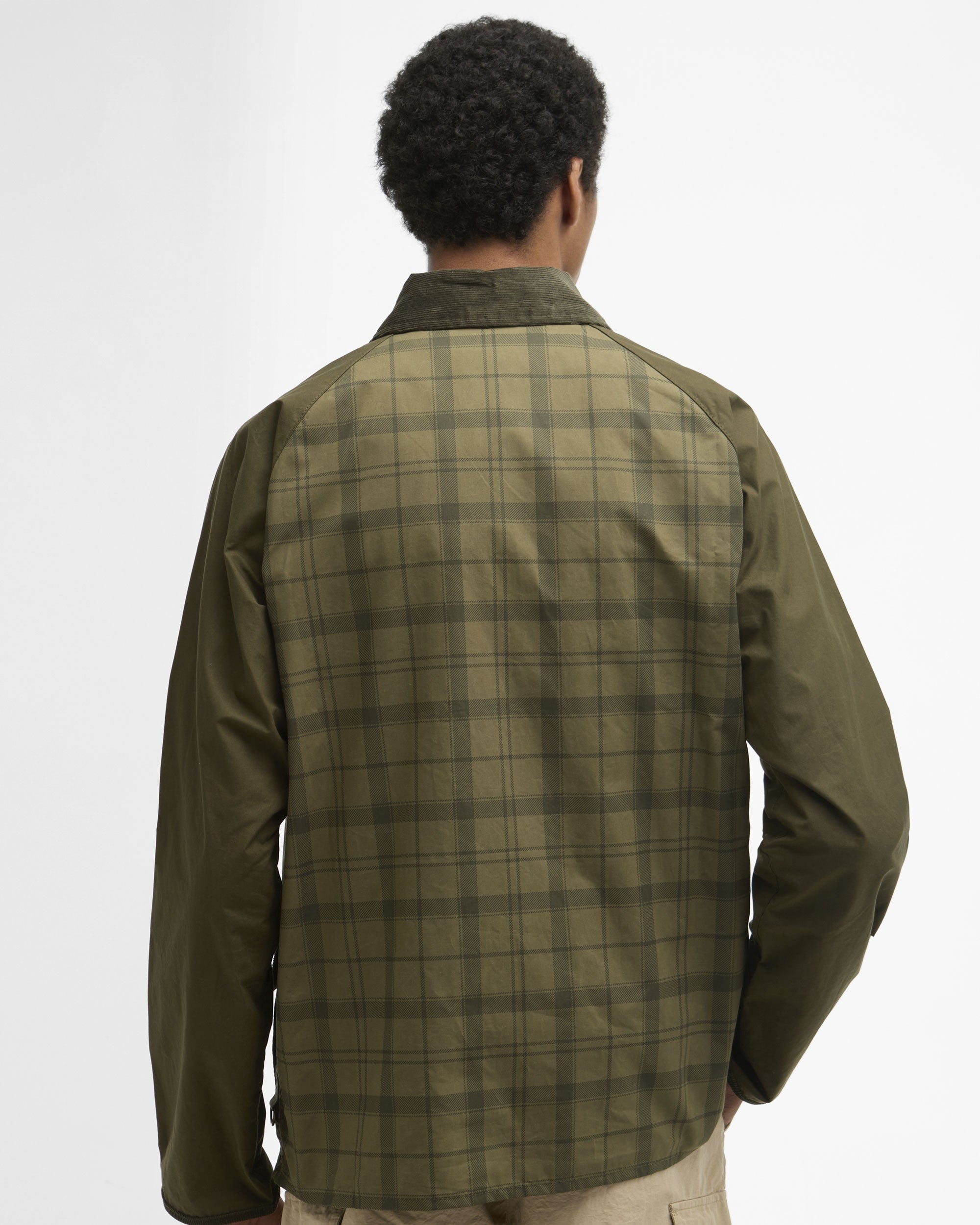 Festival Modified Bedale Jacket - Dusky Green Tartan