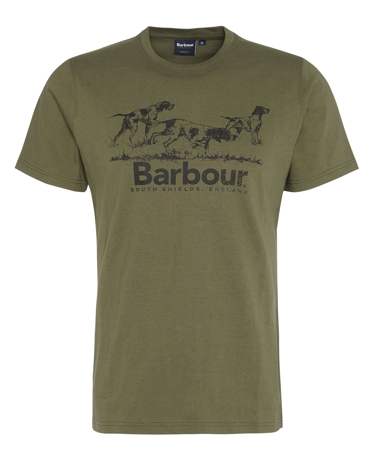 Field Dog Graphic T-Shirt - Mid Olive