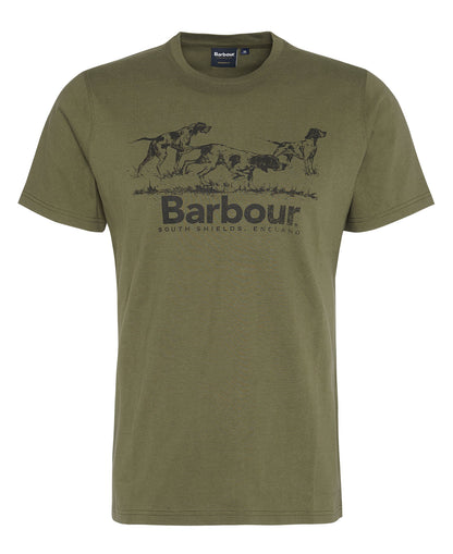 Field Dog Graphic T-Shirt - Mid Olive