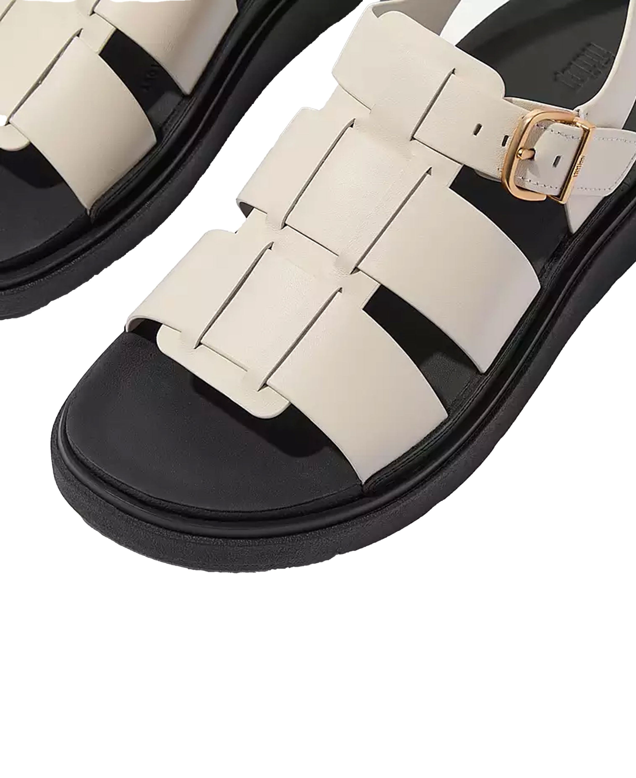 Gen-FF Leather Fisherman Sandals - Paris Beige