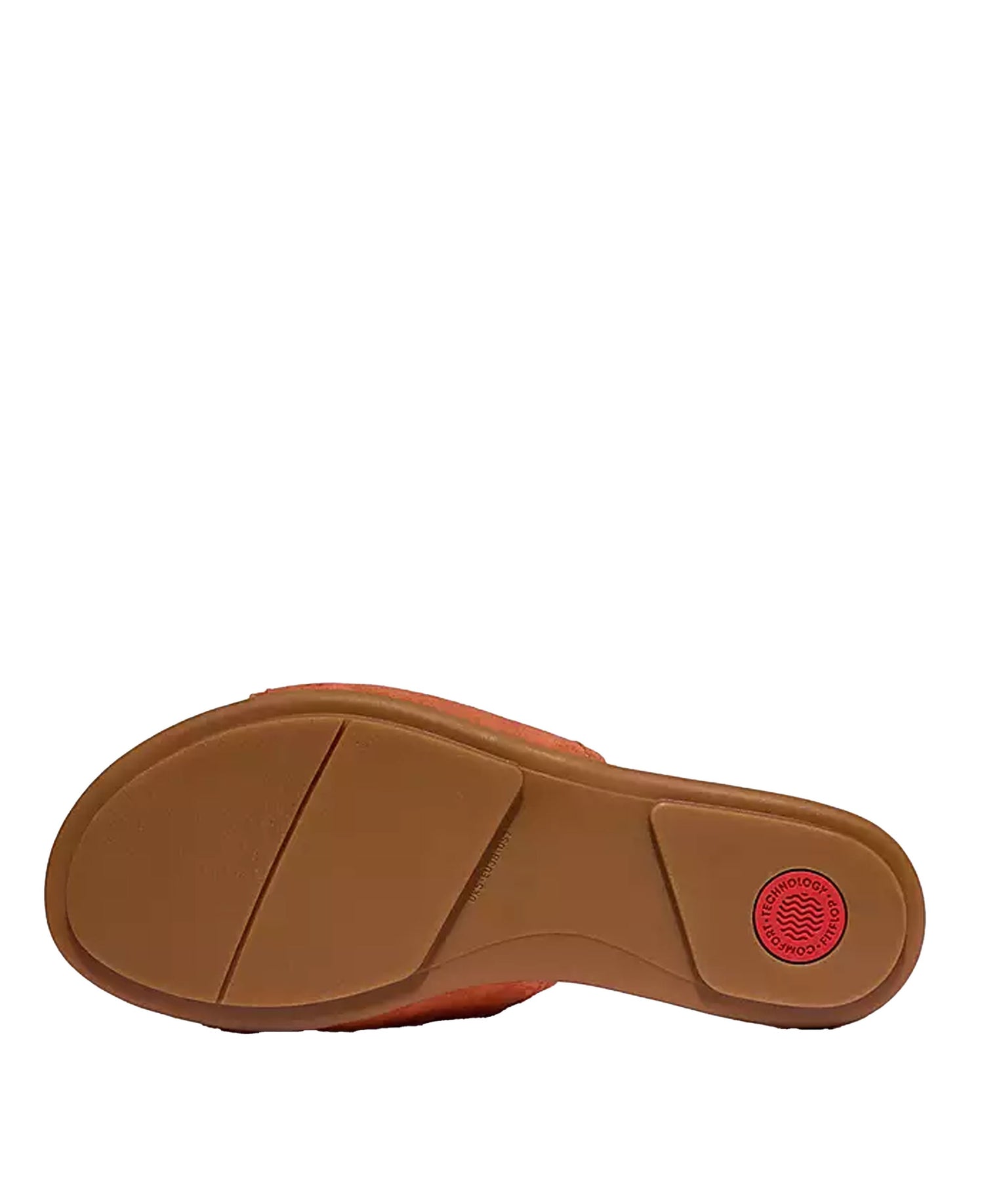 Gracie Soft-Twist Suede Slides - Satsuma