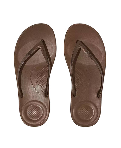 Iqushion Ergonomic Flip-Flops - Bronze