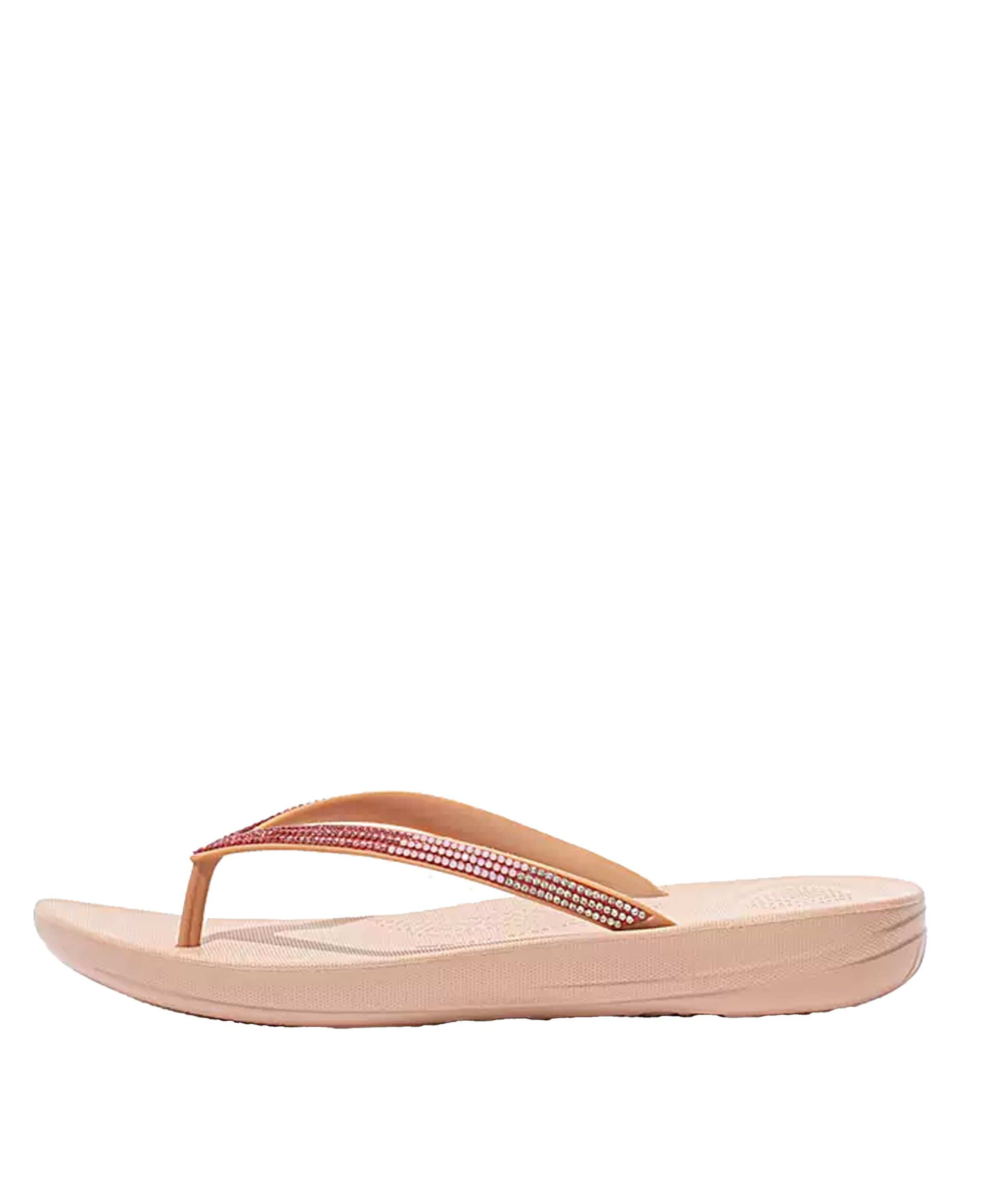 Iqushion Ombre Sparkle Flip-Flops - Beige