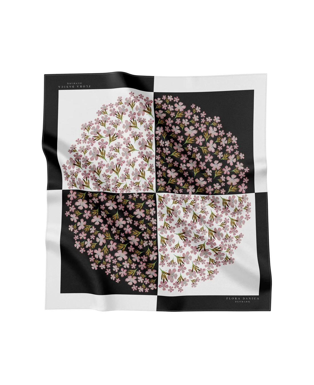 Geo Blossom Scarf - Geo Blossom Black/White