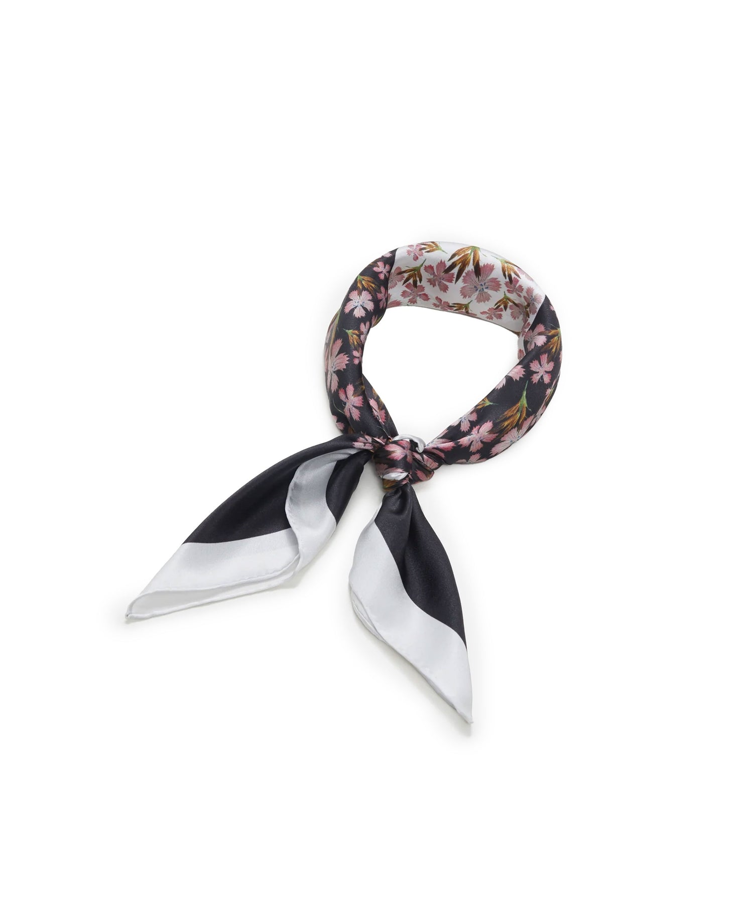 Geo Blossom Scarf - Geo Blossom Black/White