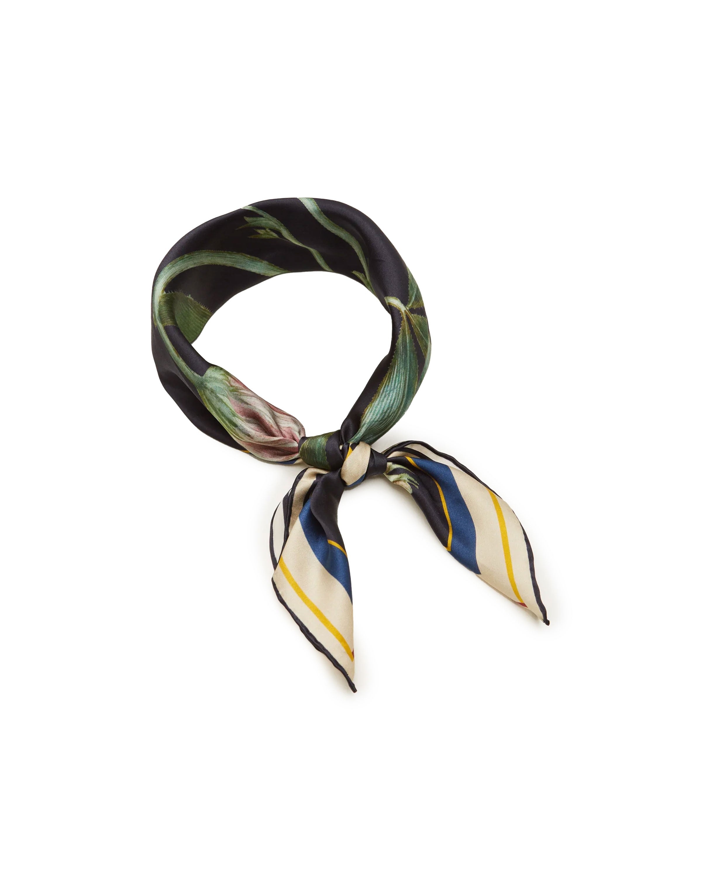 Trifolium Scarf - Trifolium Off-Black/Yellow