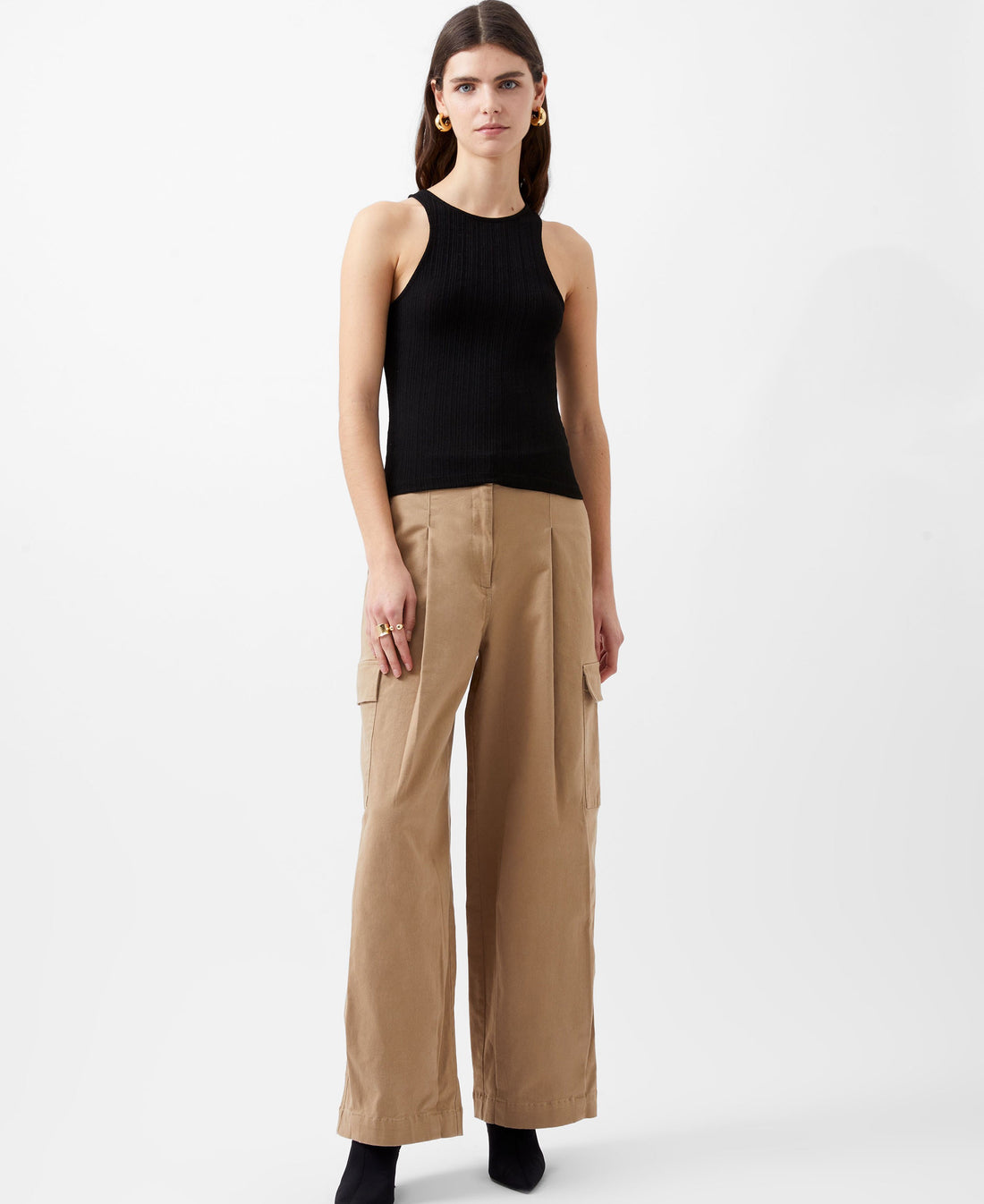 Atena Twill Cargo Pants - Autumn Camel