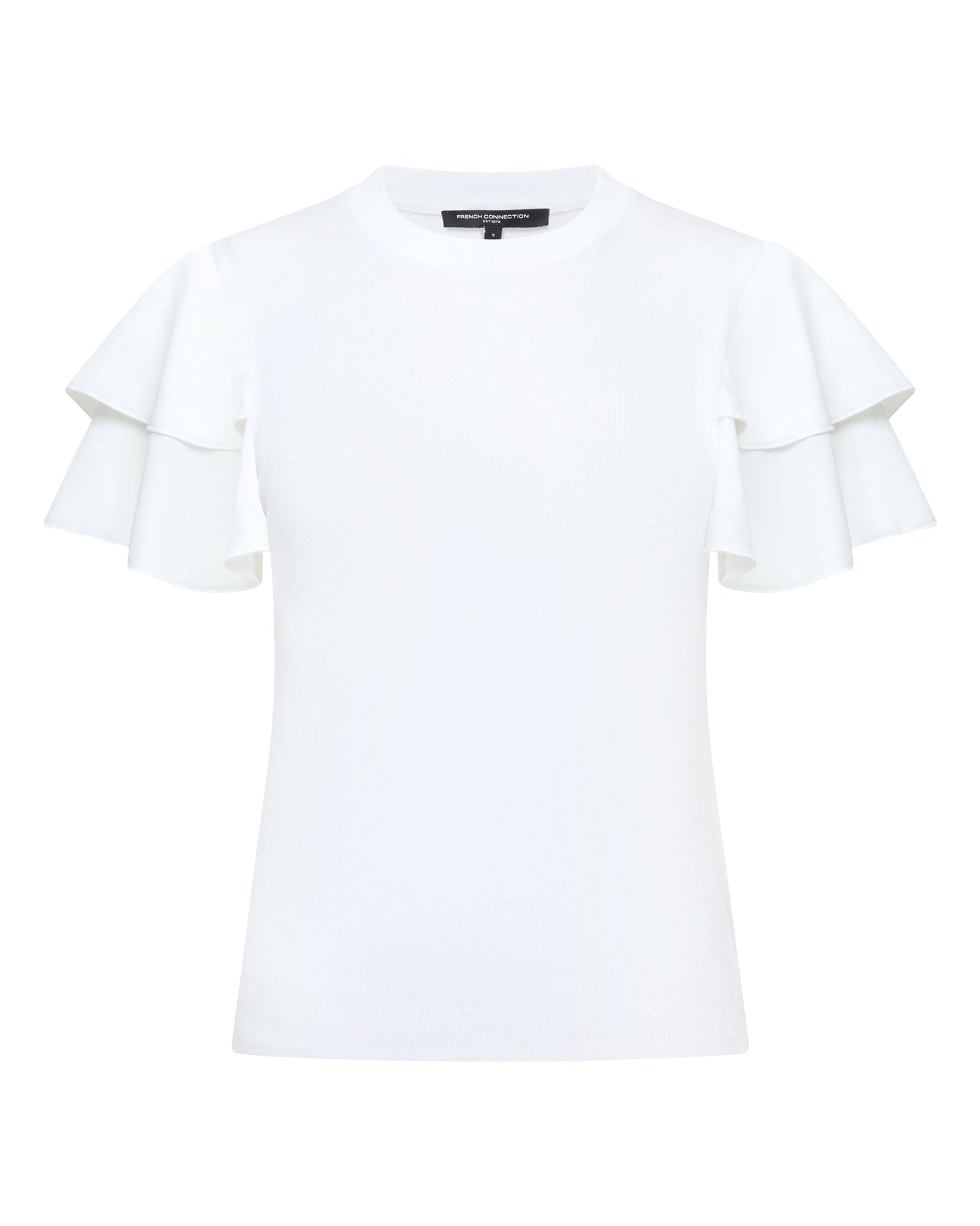 Aylaa Krista Mix Sleeve Top - Linen White