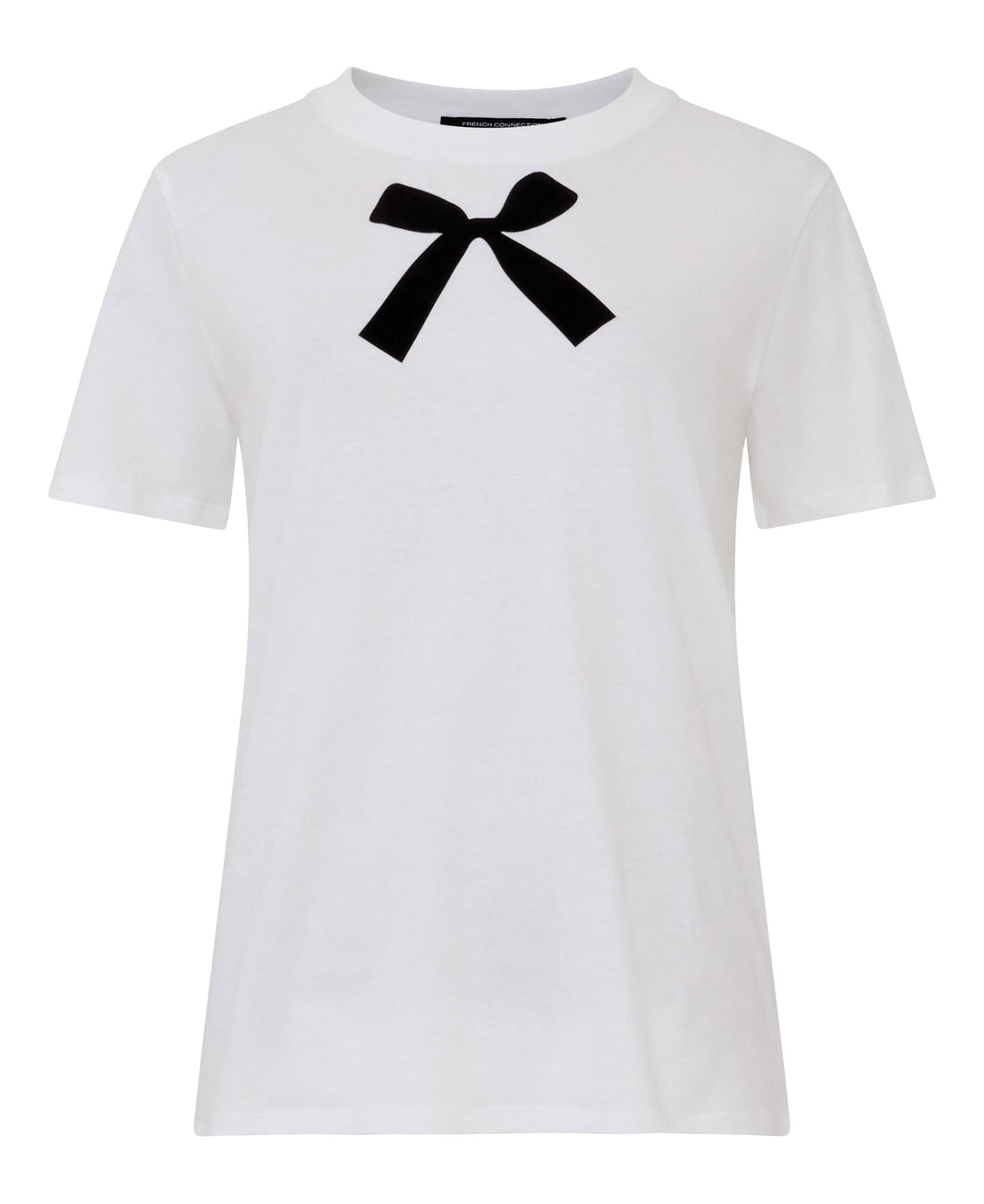 Bow Graphic Tee - Linen White