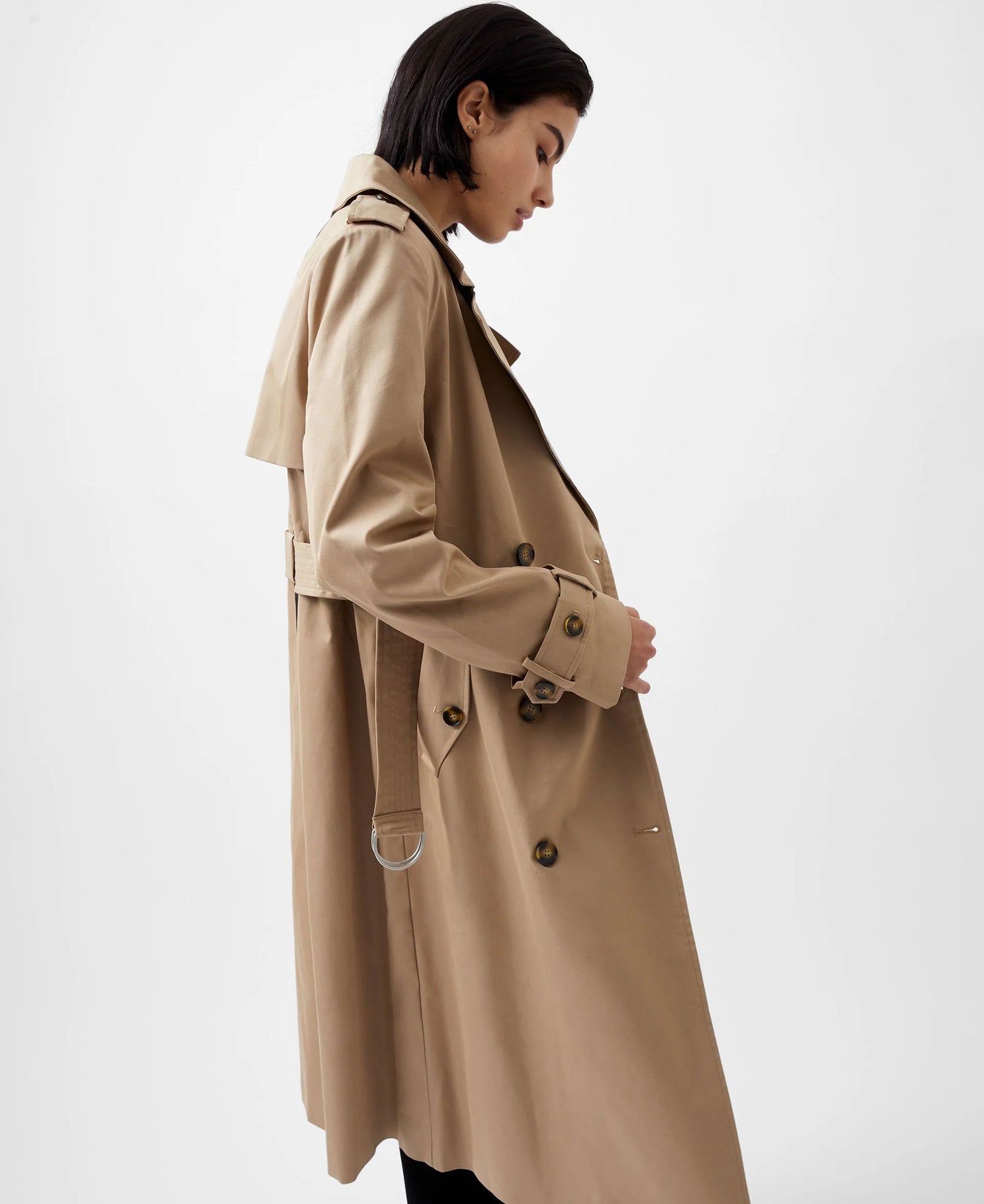 Coco Twill Trench Coat - Autumn Camel