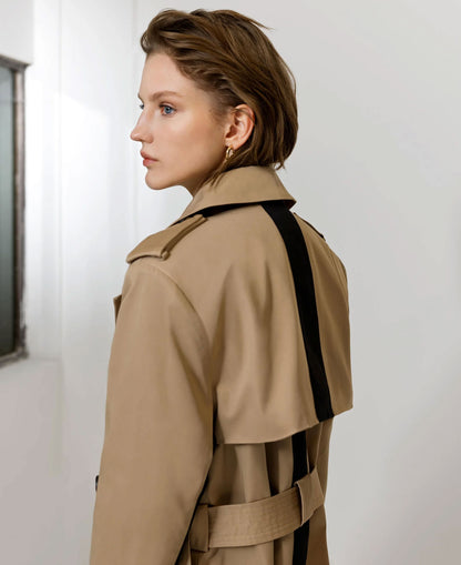 Coco Twill Trench Coat - Autumn Camel