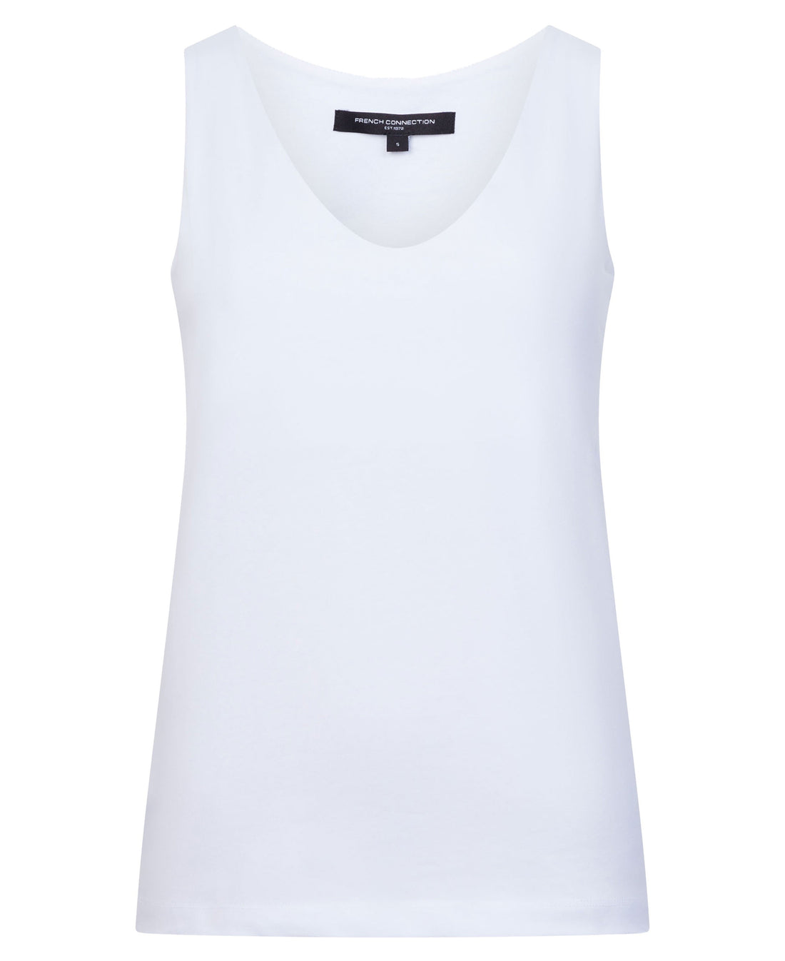 Cotton Organic Stretch Tank - Linen White