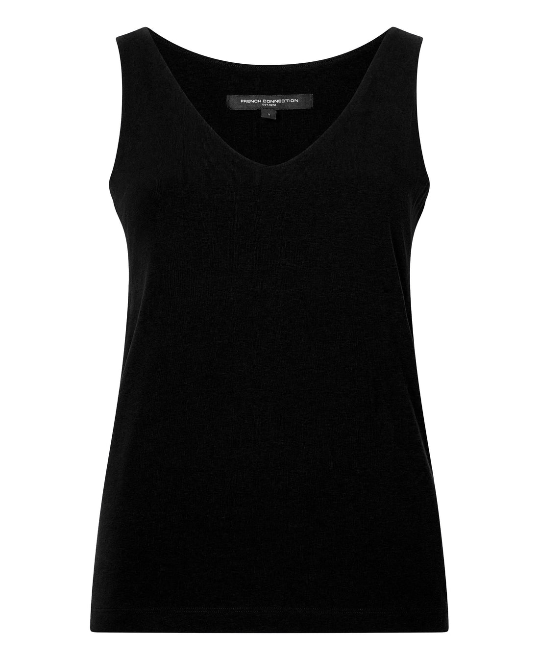 Cotton Organic Stretch Tank - Blackout