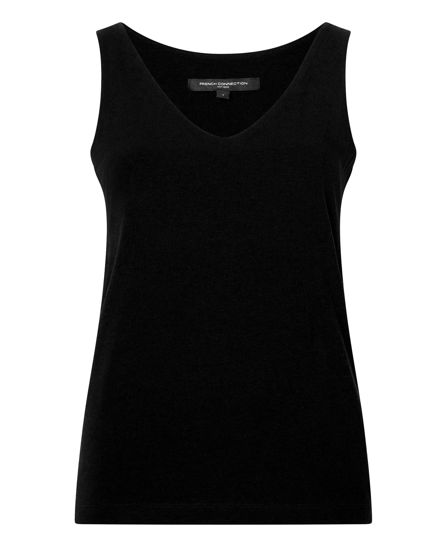 Cotton Organic Stretch Tank - Blackout