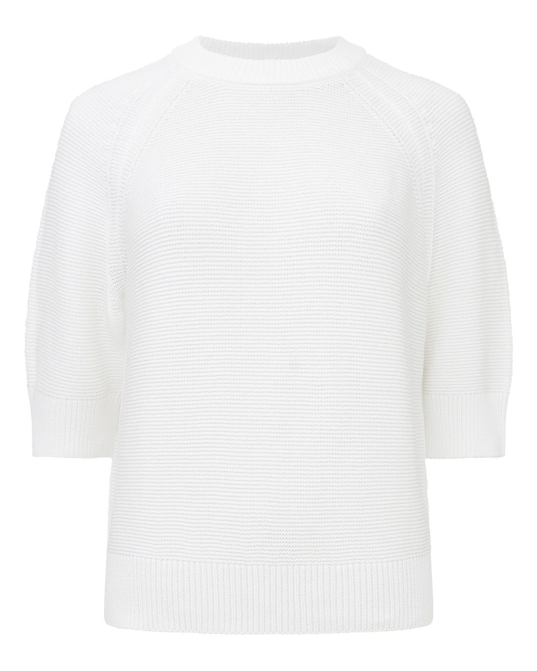 Lily Mozart Short Sleeve Jumper - Summer White
