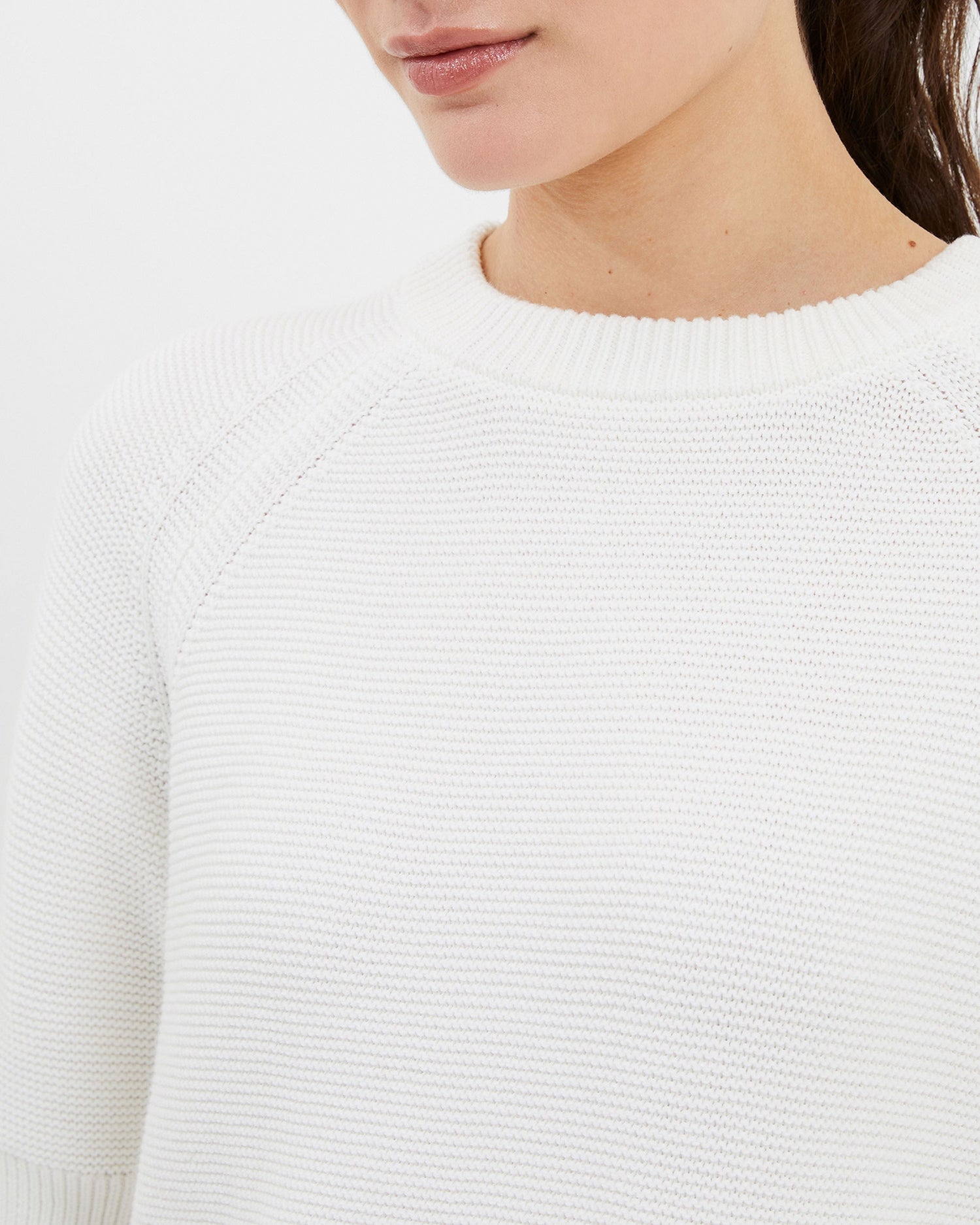 Lily Mozart Short Sleeve Jumper - Summer White