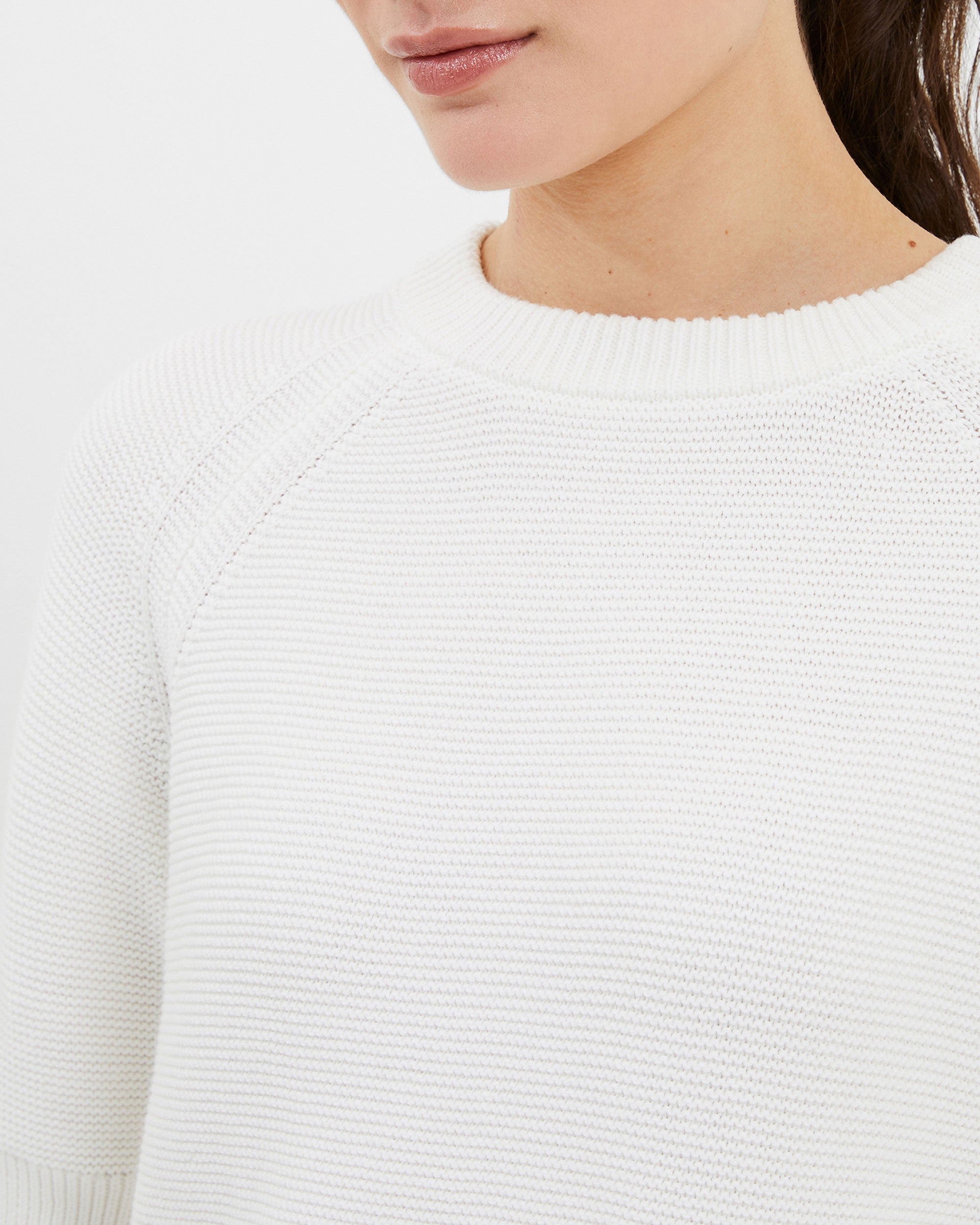 Lily Mozart Short Sleeve Jumper - Summer White