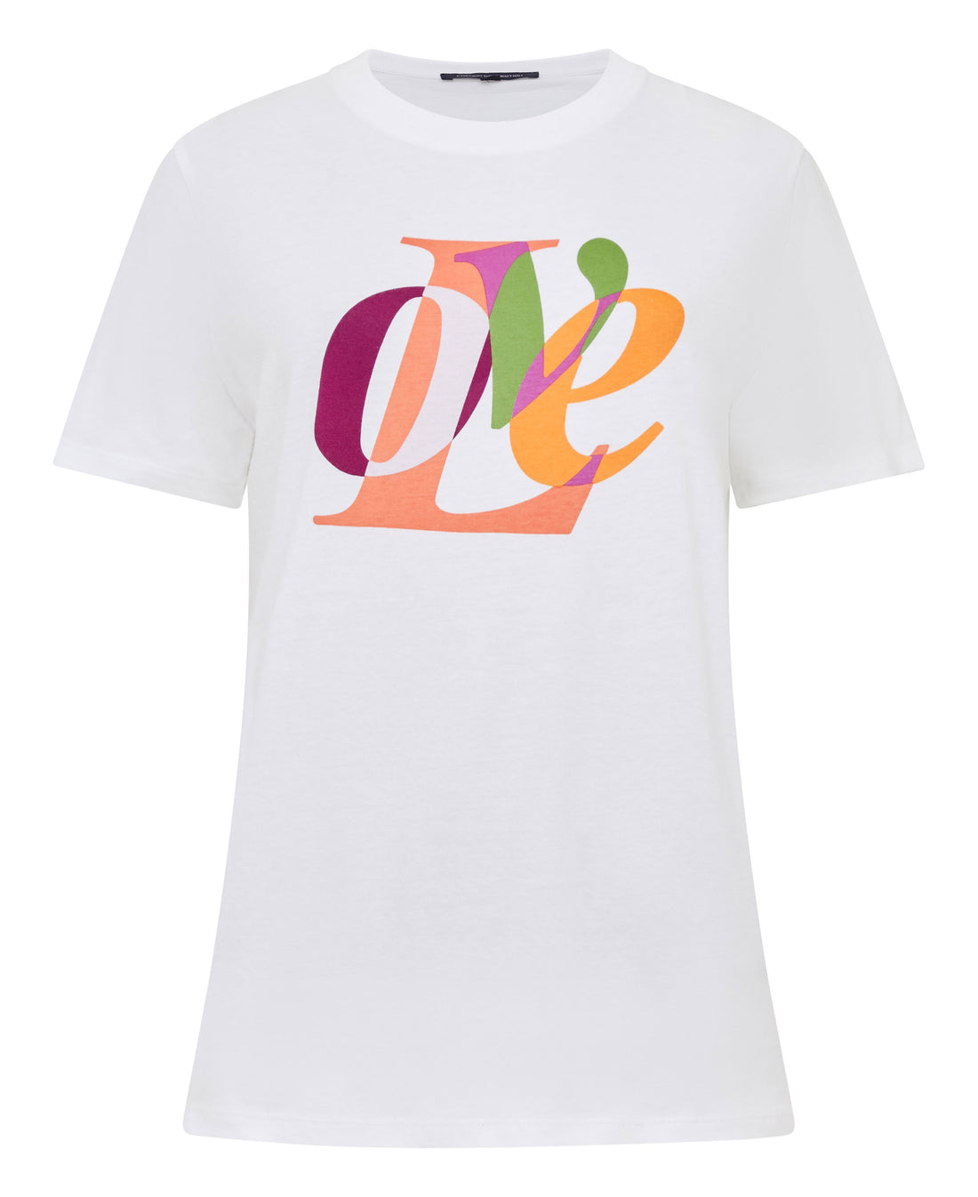 Love Graphic T Shirt - Linen White