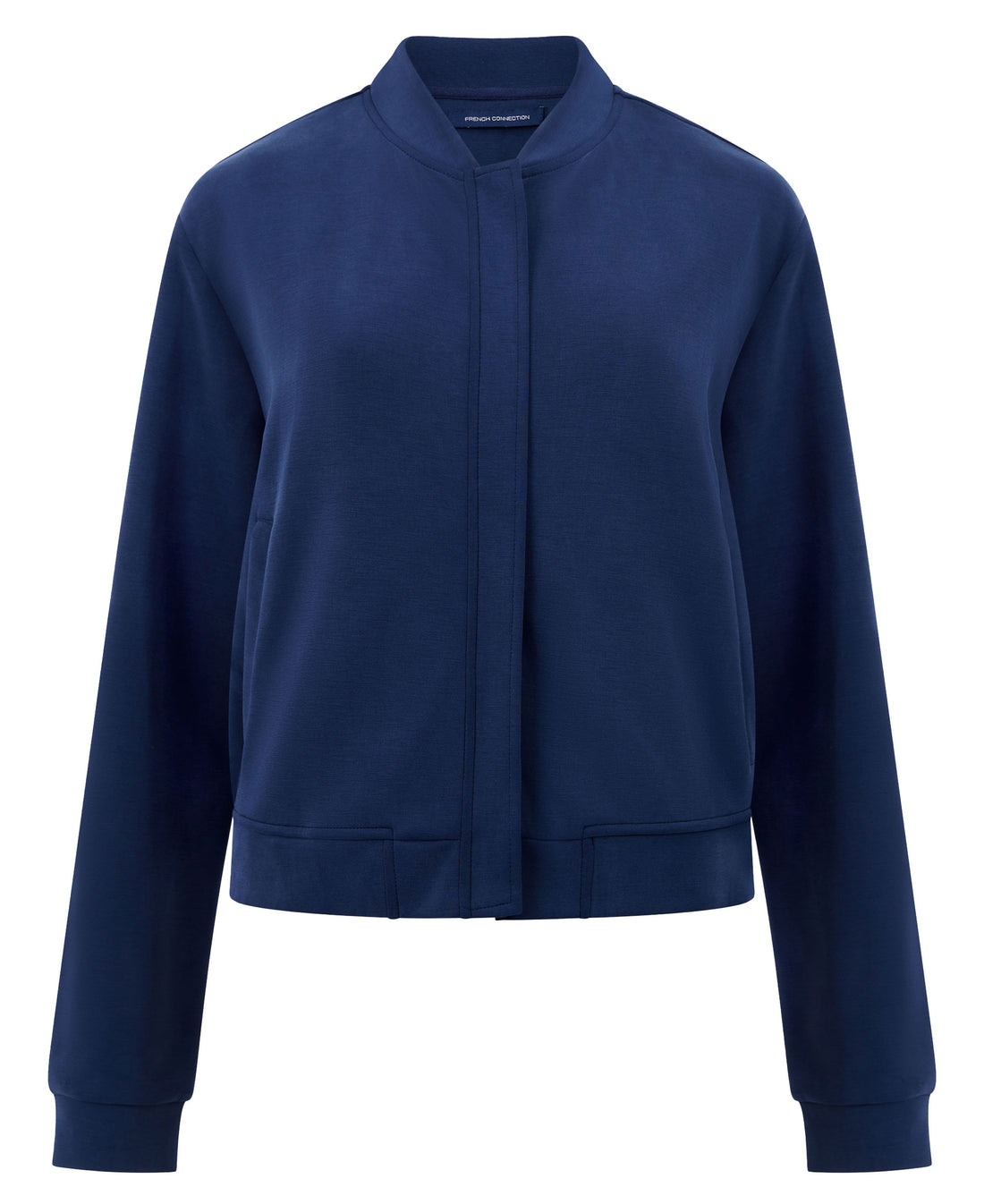 Wren Zip Through Bomber - Midnight Blue