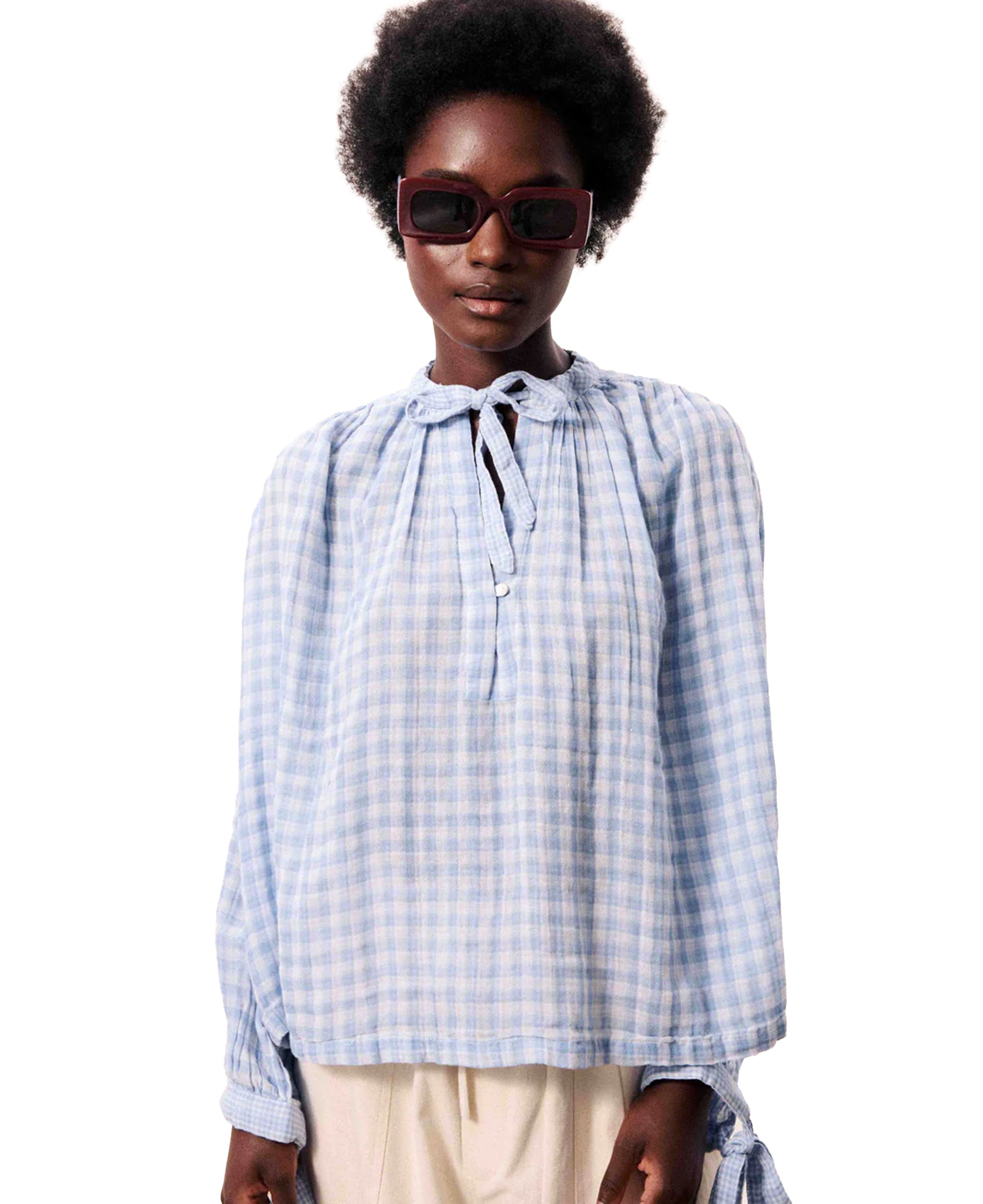 Havasia Blouse - Bleu Clair