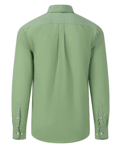 Garment Dyed Poplin Shirt - Soft Green