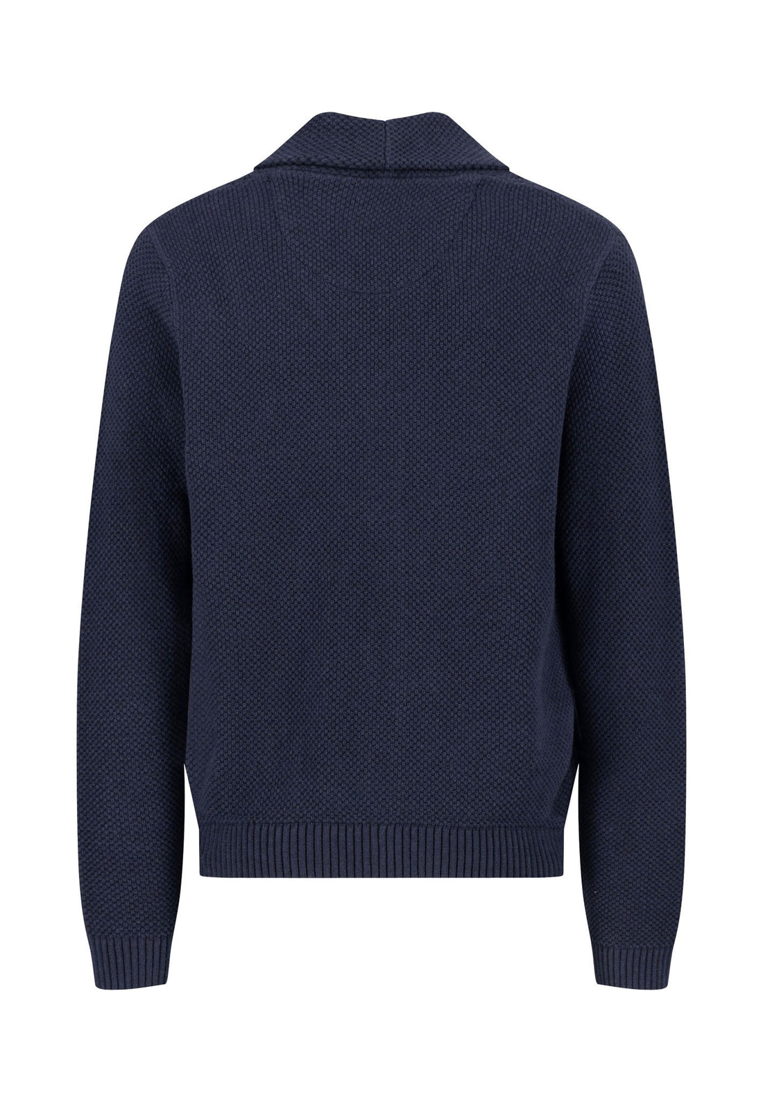 Buttoned Shawl Cardigan - Navy