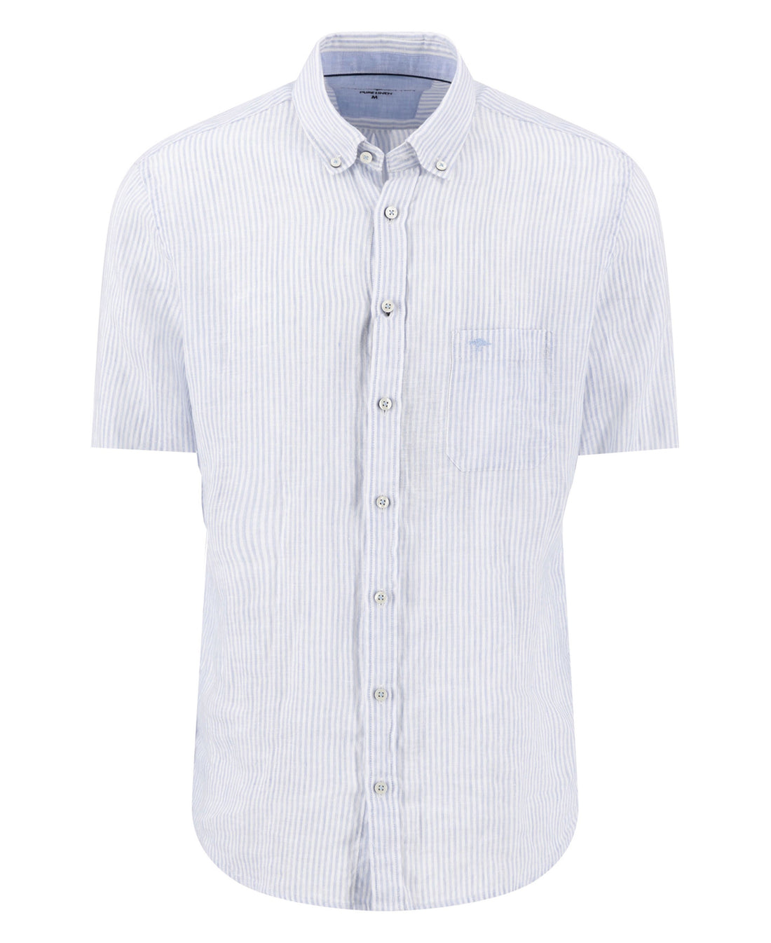 Classic Linen Stripe Button down 1/1 - New Breeze