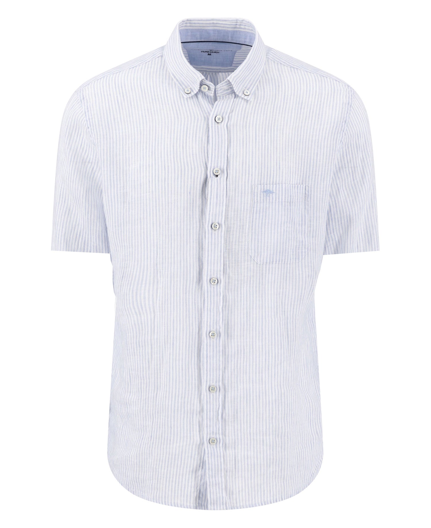 Classic Linen Stripe Button down 1/1 - New Breeze