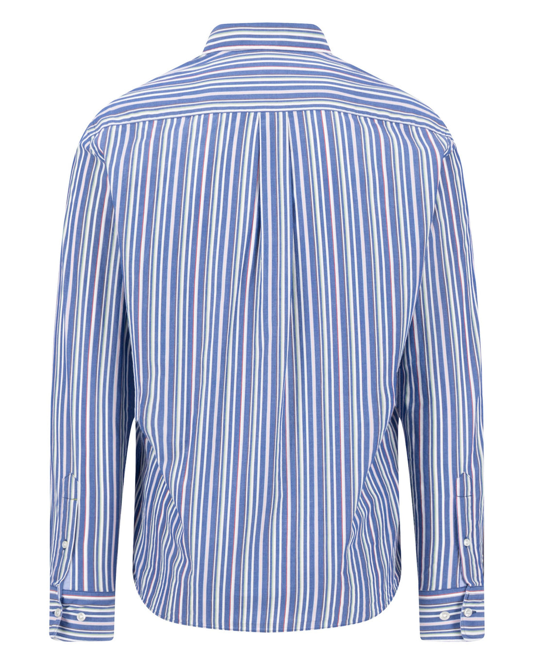 Colorful Poplin Stripe Shirt - Harbor Blue