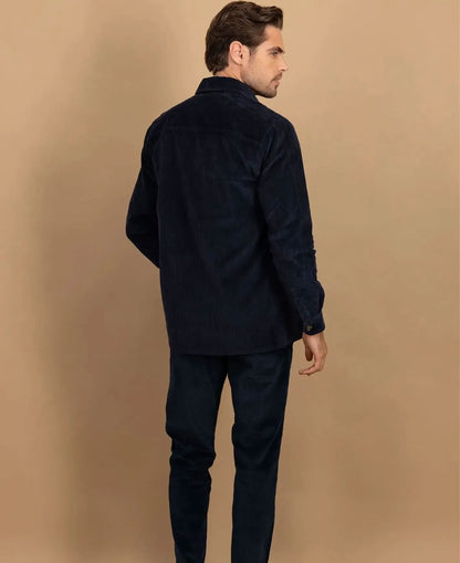 Corduroy Overshirt - Navy