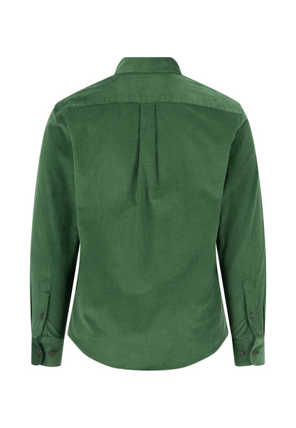 Corduroy Button Down Shirt  - Dark Leaf