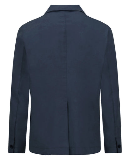 Herringbone Blazer - Dark Navy