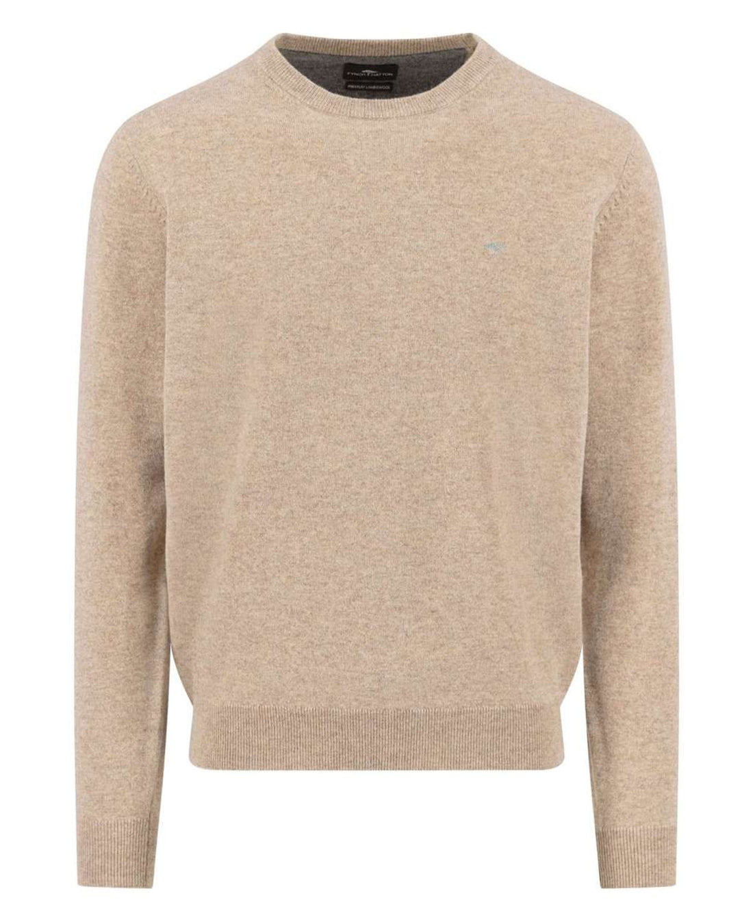 Lambswool O-Neck - Taupe