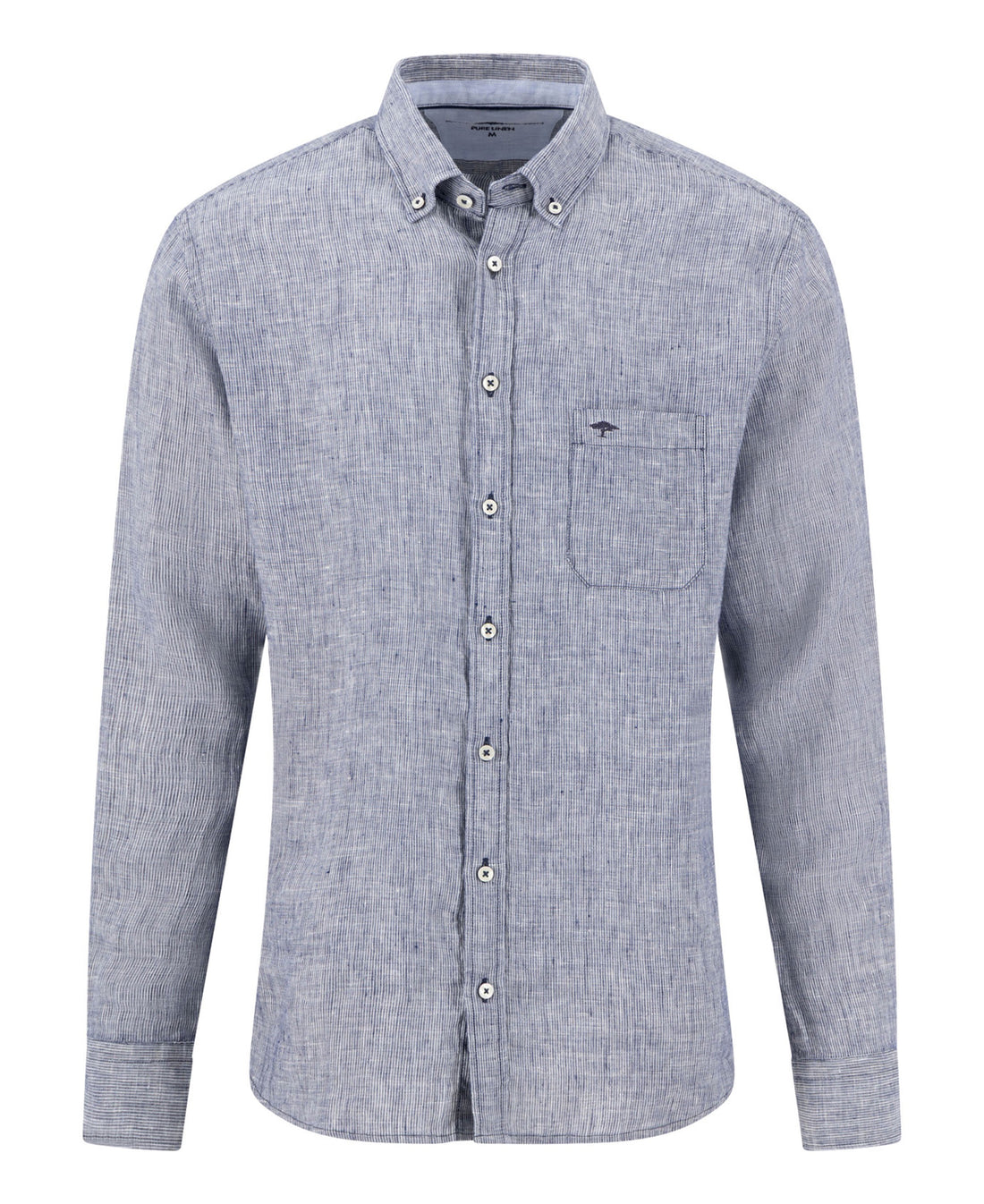Linen Stripe Button down 1/1 - Navy