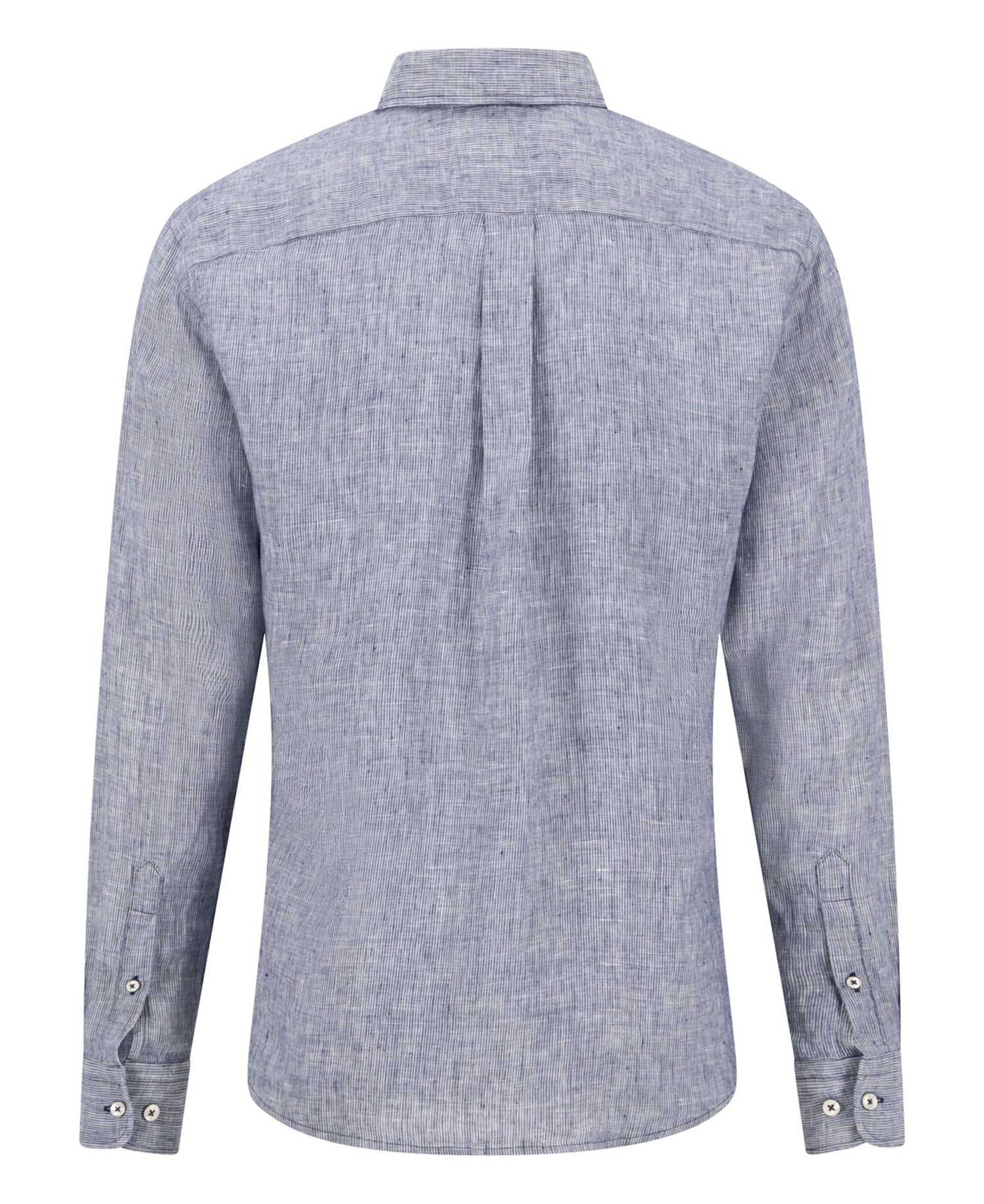 Linen Stripe Button down 1/1 - Navy