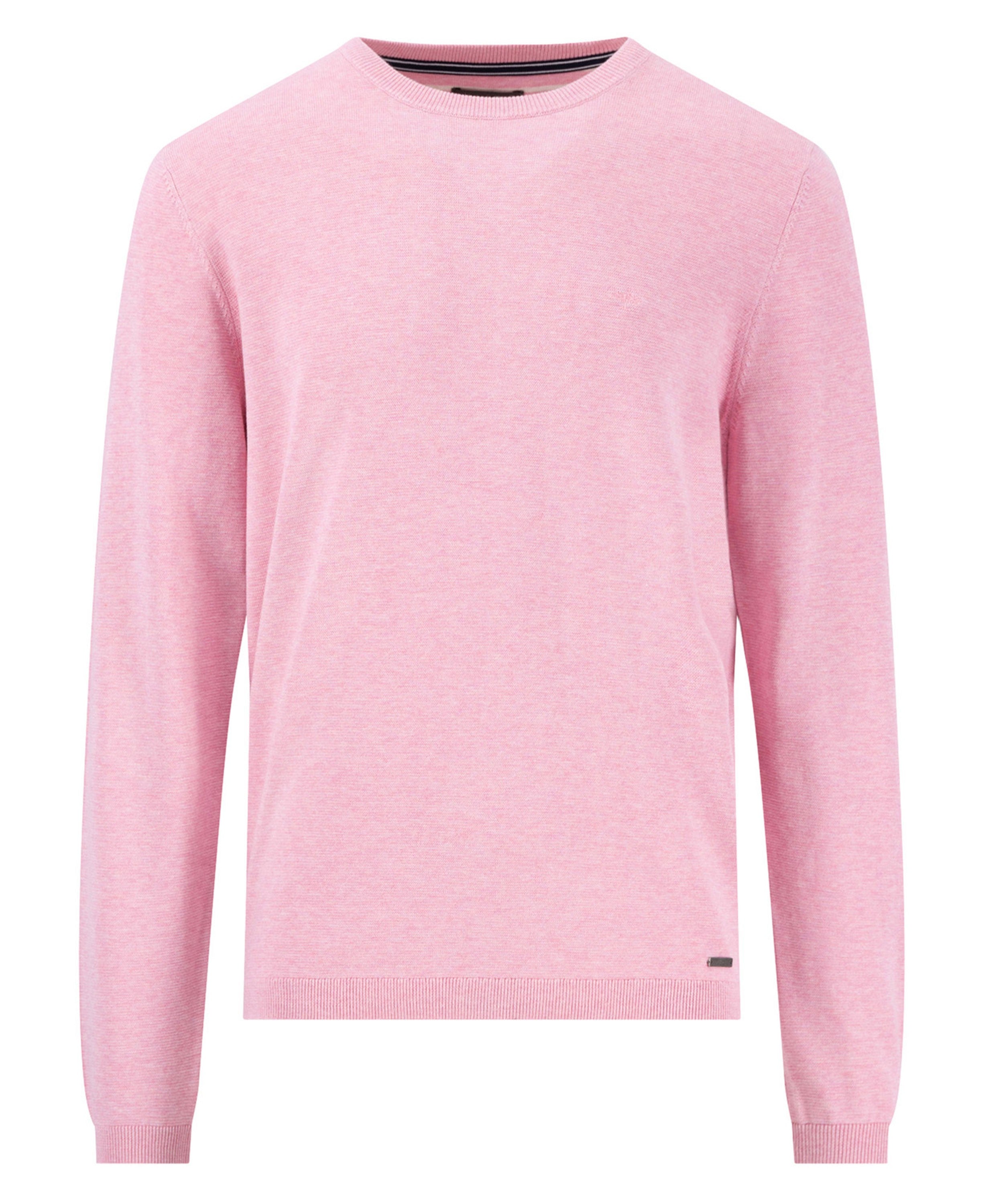 O-Neck Air Cotton Jumper - Peony