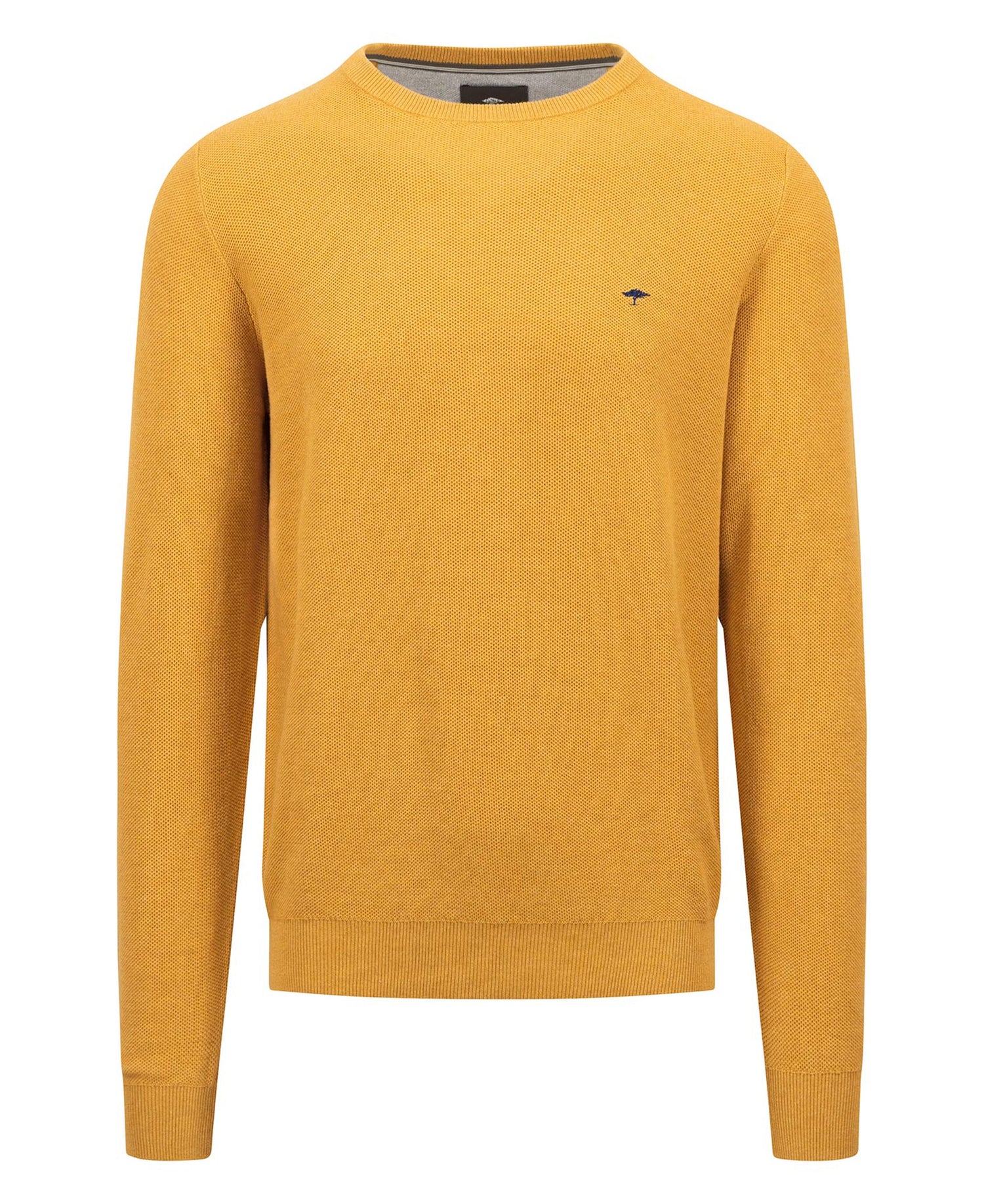 Structured O-Neck Knit - New Dijon