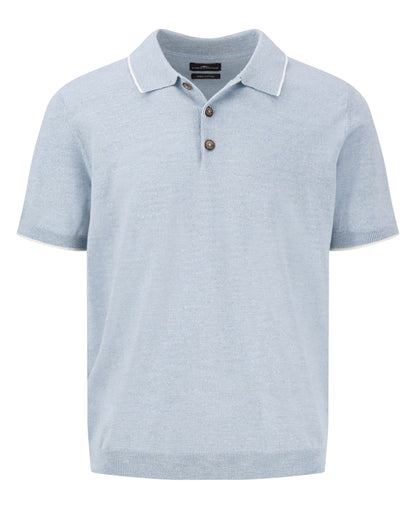 Cotton Linen Polo Shirt - Summer Breeze