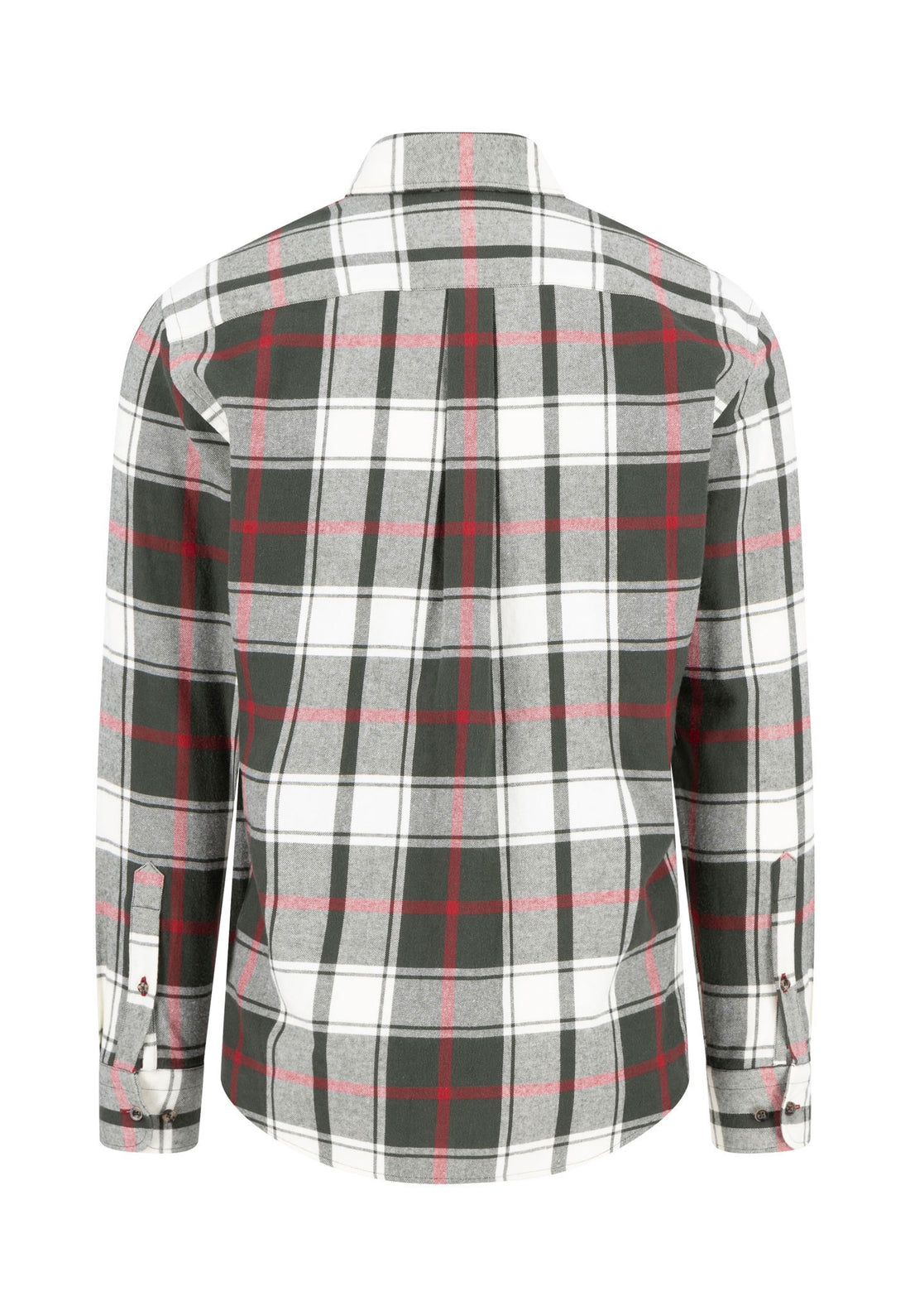 Premium Flannel  Button Down Check Shirt - Dark Ivy