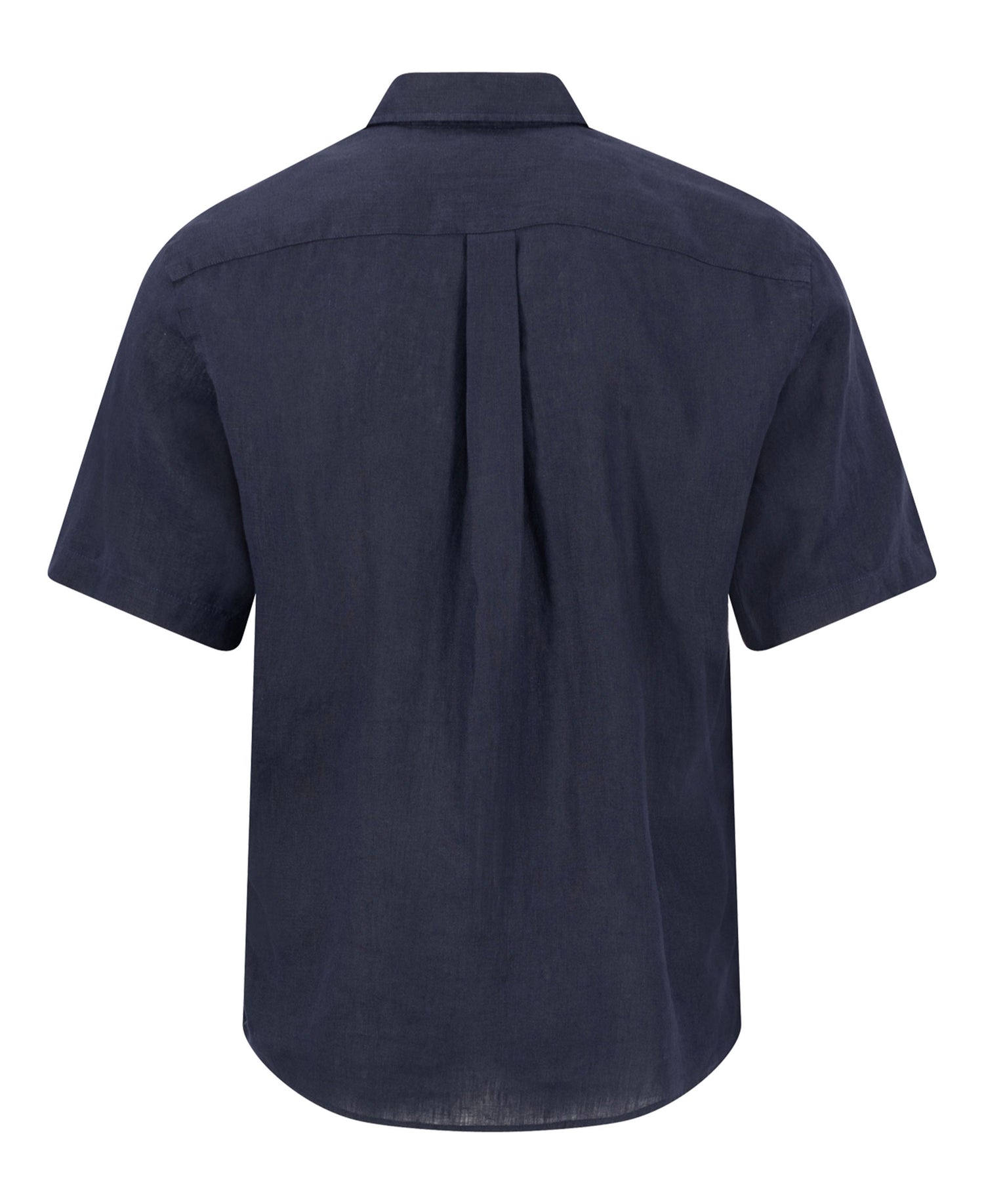 Premium Linen Button down 1/2 - Navy