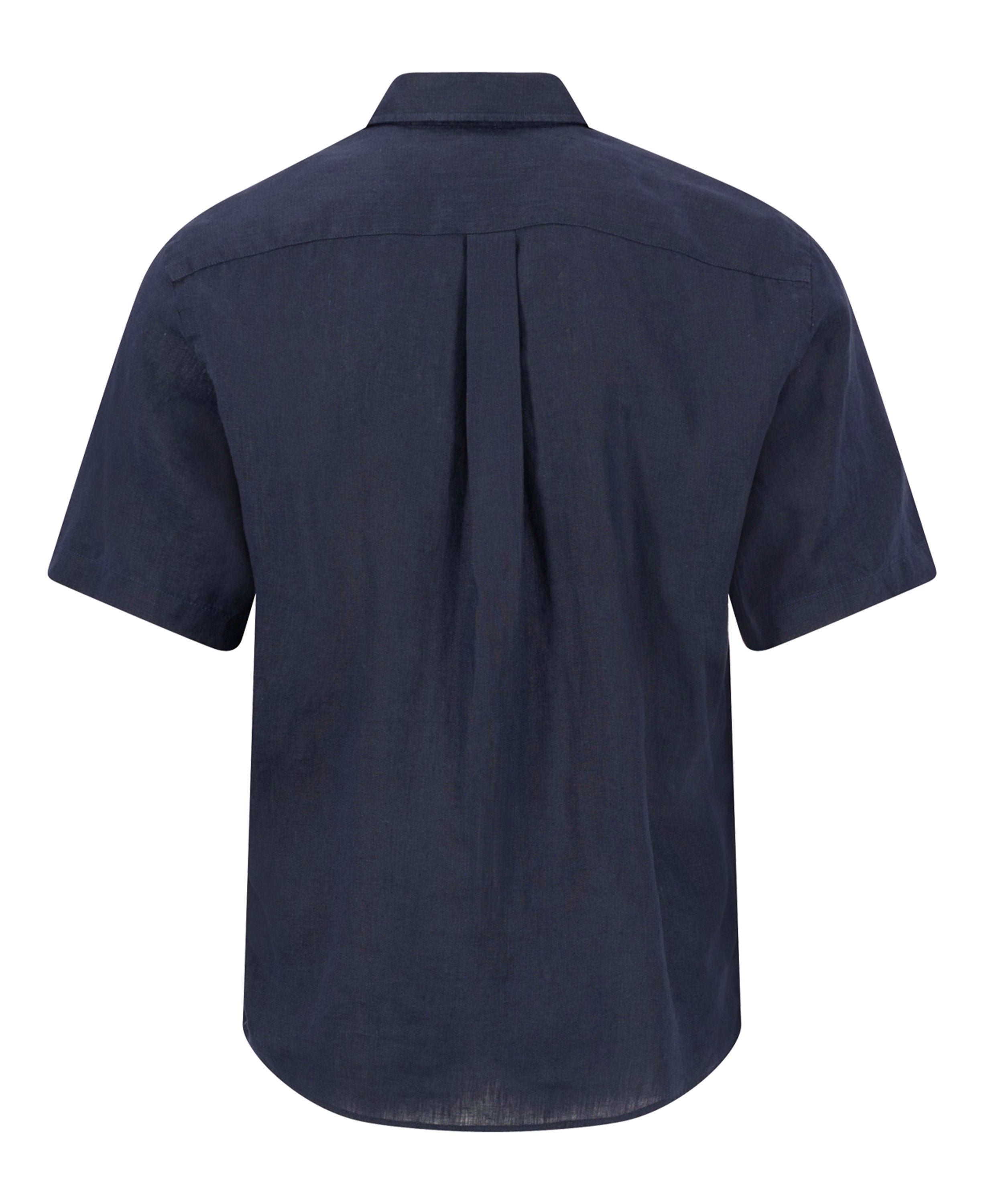 Premium Linen Button down 1/2 - Navy